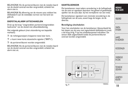 2012-2013 Fiat Ducato Gebruikershandleiding | Nederlands