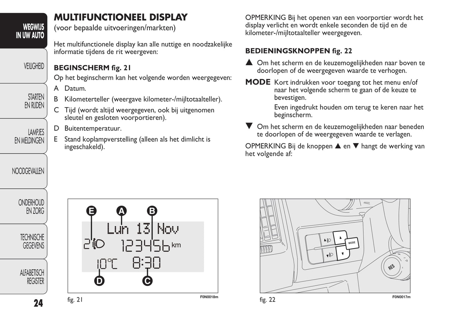 2012-2013 Fiat Ducato Gebruikershandleiding | Nederlands