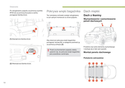 2017-2019 Citroën E-Mehari Bedienungsanleitung | Polnisch