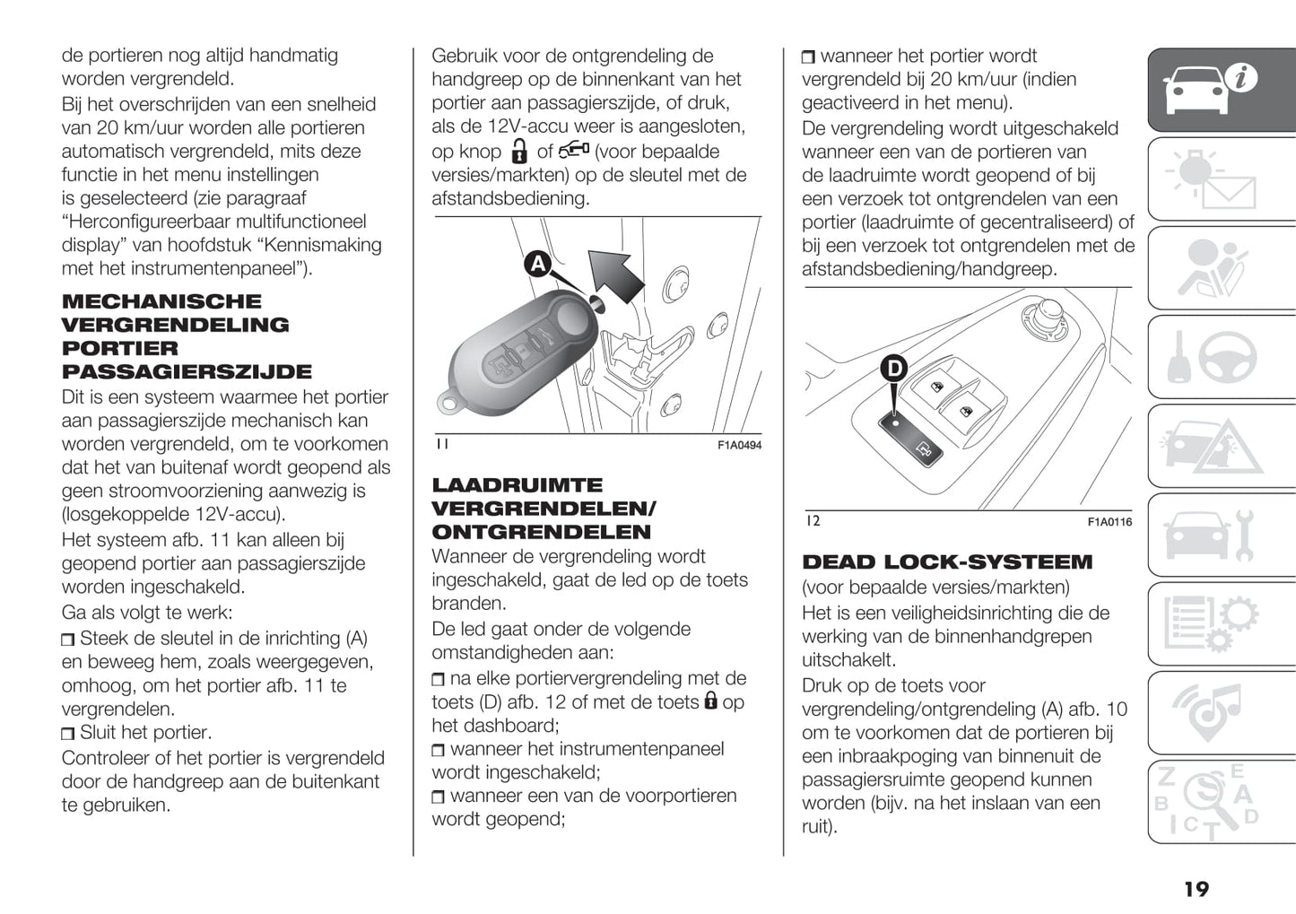 2021-2022 Fiat E-Ducato Gebruikershandleiding | Nederlands