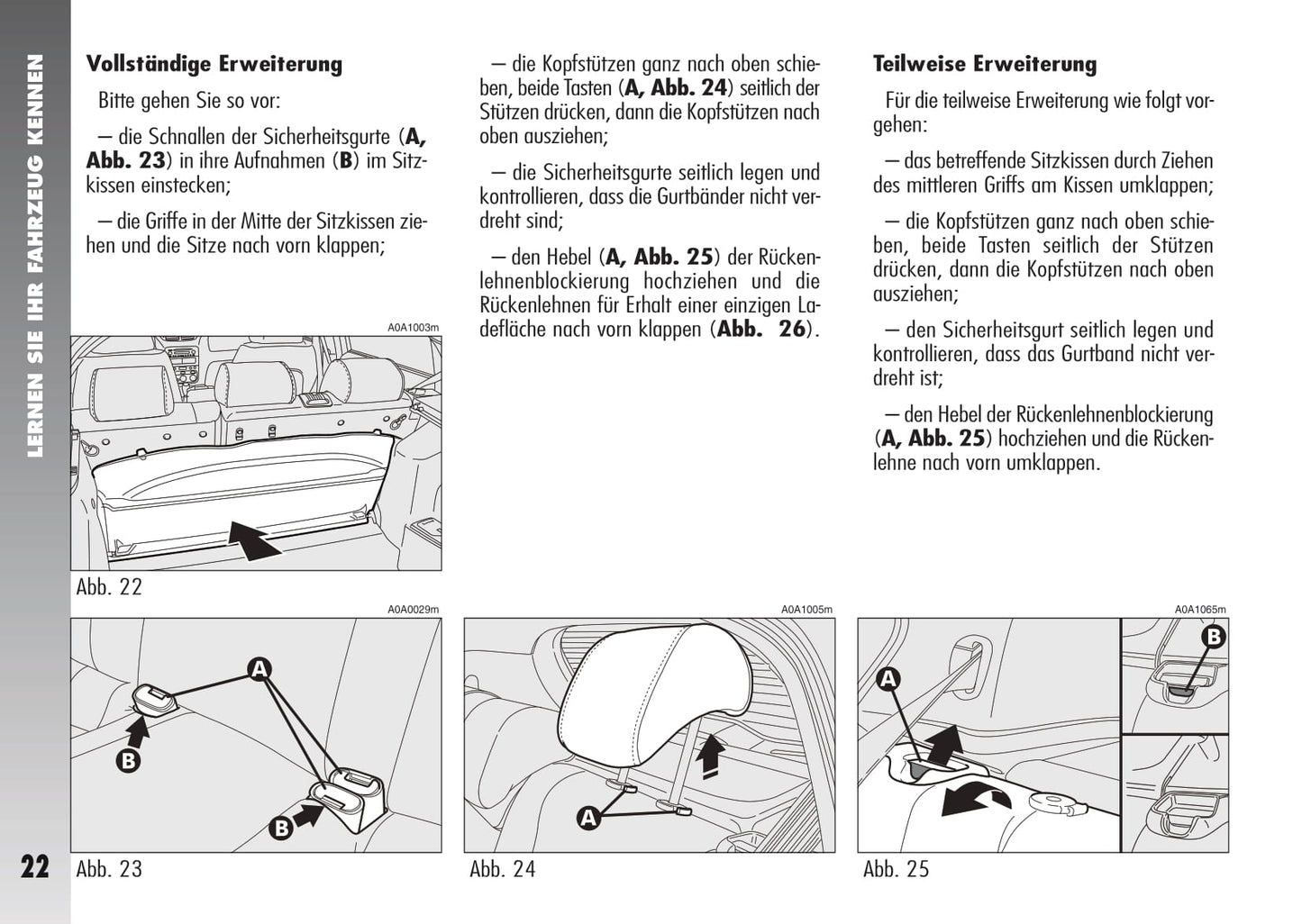 2007-2010 Alfa Romeo 147 Bedienungsanleitung | Deutsch