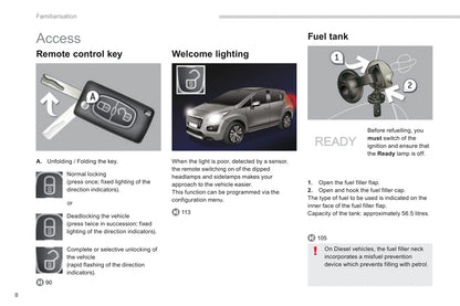 2013-2015 Peugeot 3008 HYbrid4 Manuel du propriétaire | Anglais