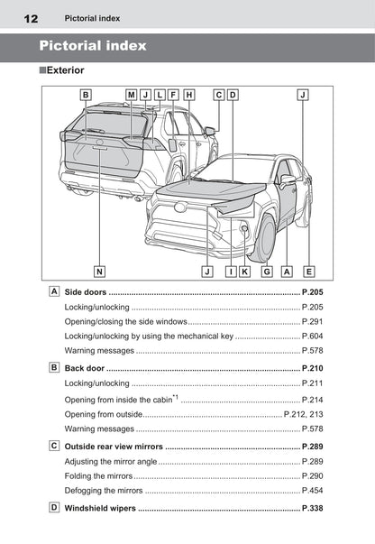 2020-2021 Toyota RAV4 Plug-in Hybrid Bedienungsanleitung | Englisch