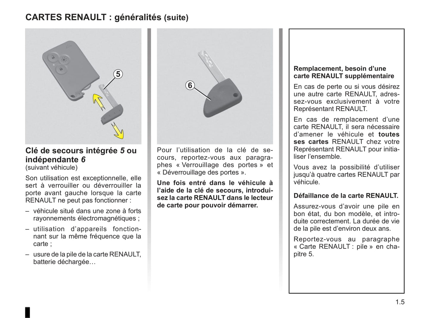 2009-2010 Renault Vel Satis Owner's Manual | French