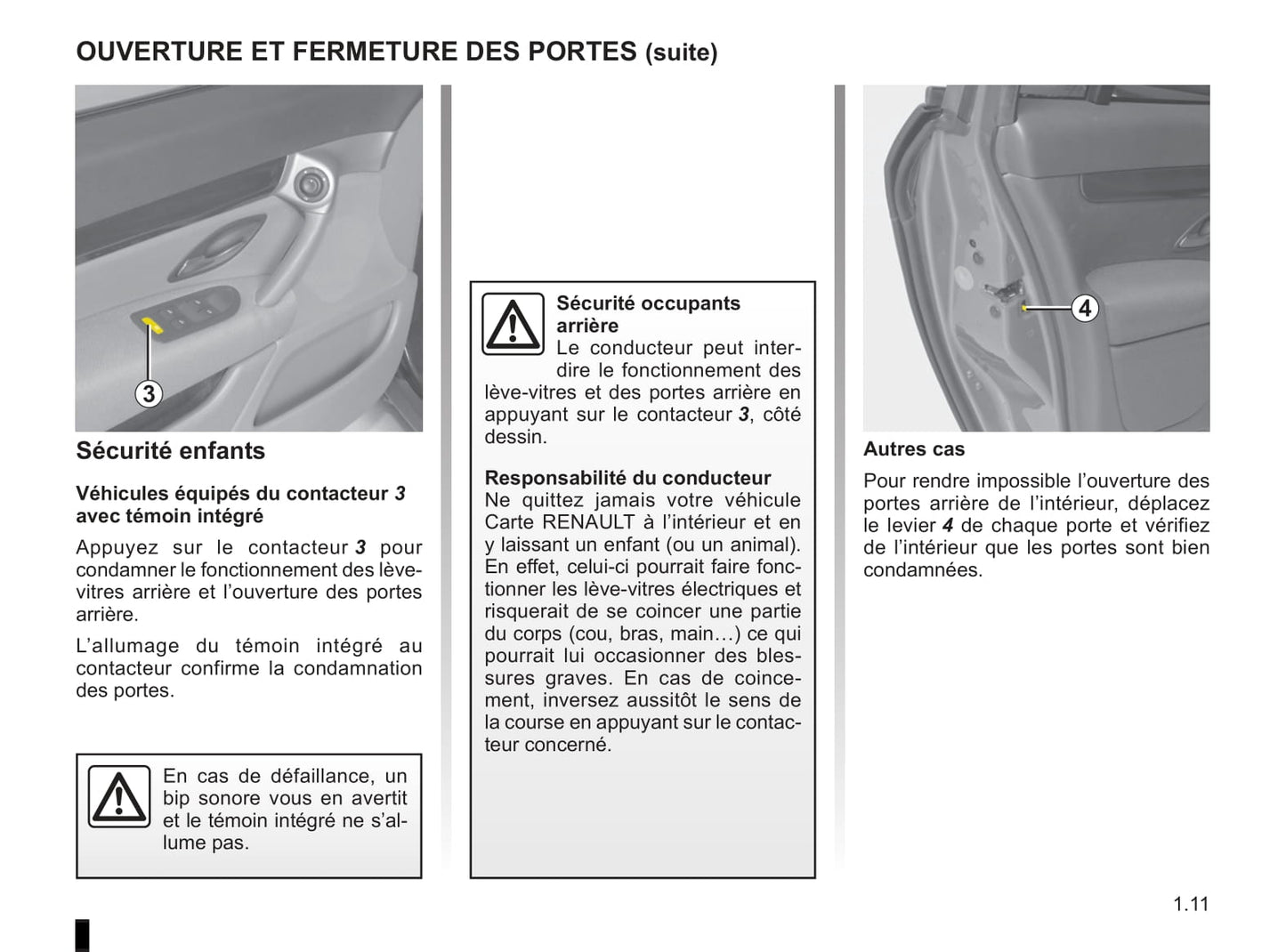 2009-2010 Renault Vel Satis Owner's Manual | French