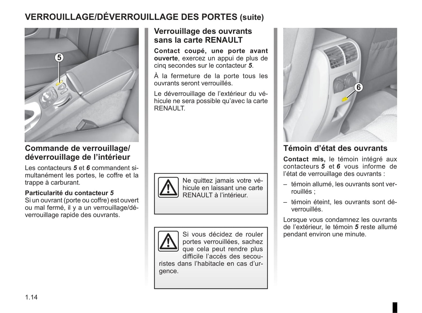 2009-2010 Renault Vel Satis Owner's Manual | French