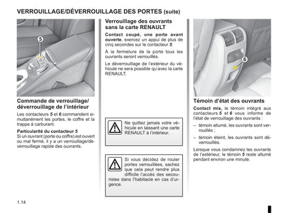 2009-2010 Renault Vel Satis Owner's Manual | French