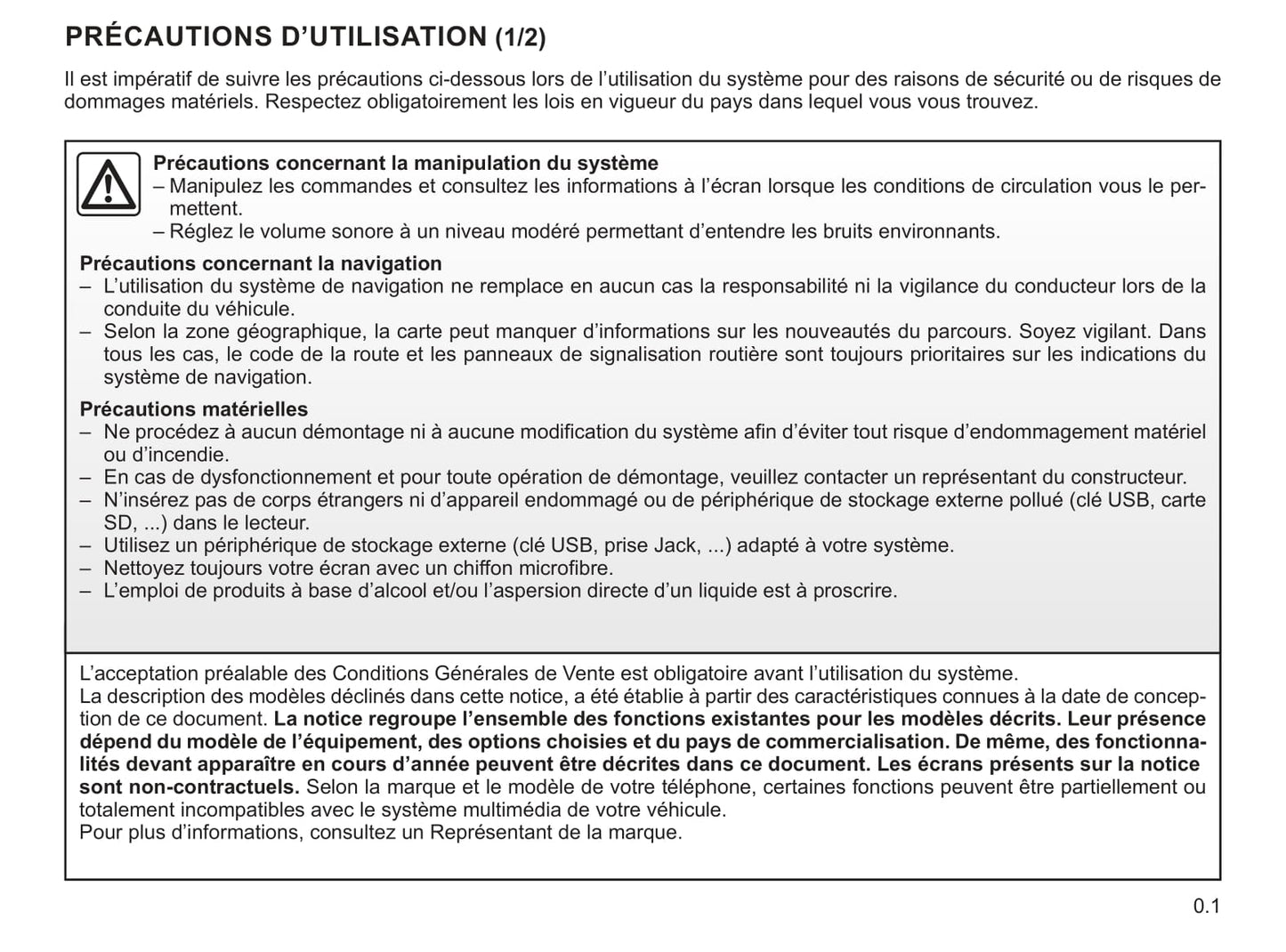 Renault Easy Link Guide d'utilisation 2019