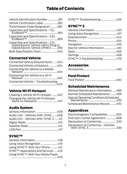 2020 Ford Escape Gebruikershandleiding | Engels