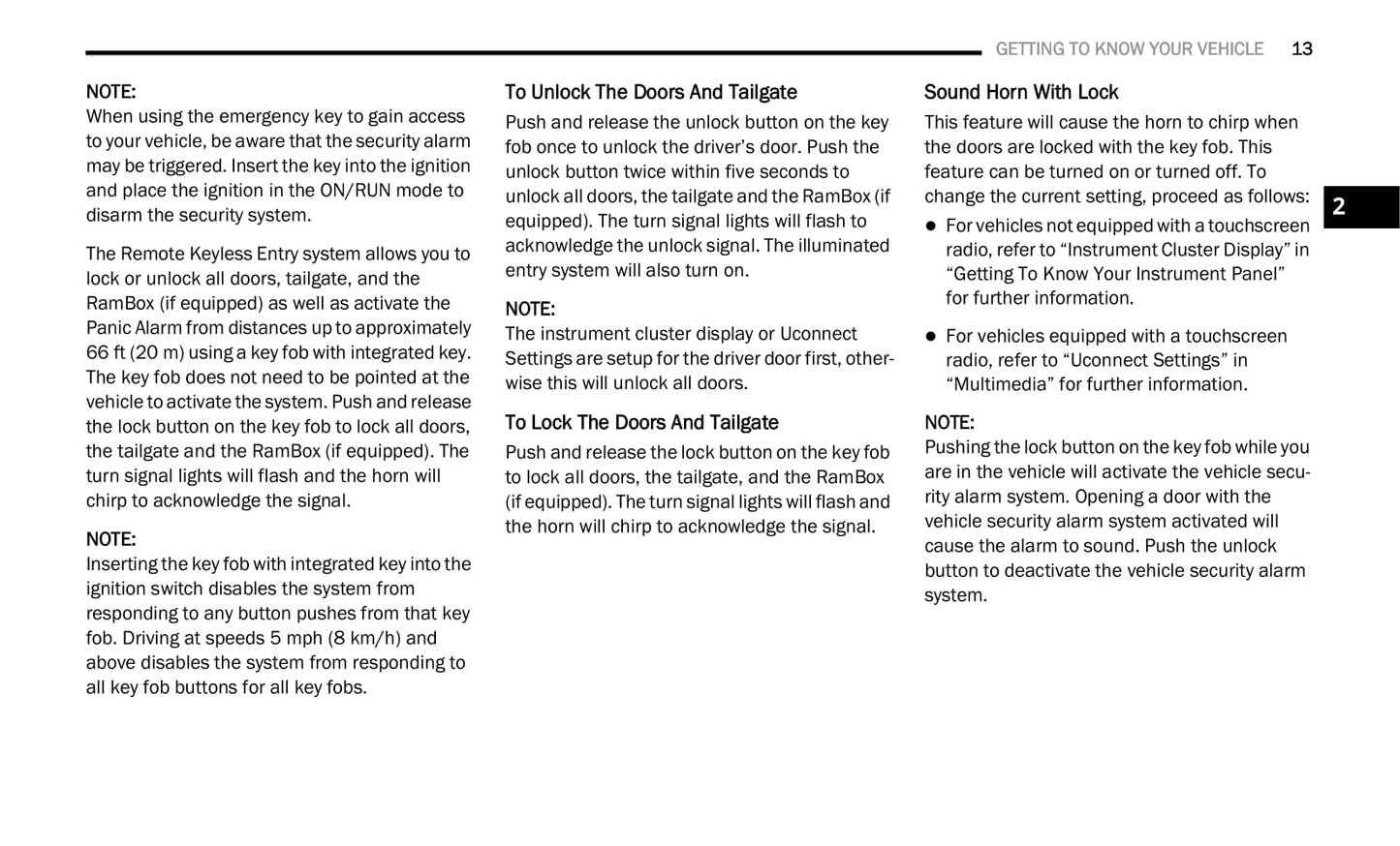 2020 Ram 1500 Classic Owner's Manual | English