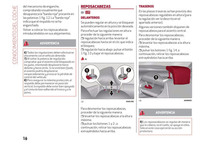 2016-2020 Alfa Romeo MiTo Owner's Manual | Spanish