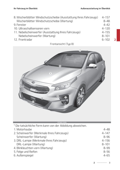 2018-2021 Kia Ceed Manuel du propriétaire | Allemand