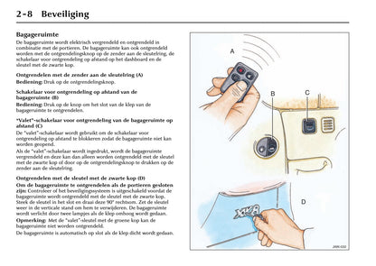 1996-2002 Jaguar XK Bedienungsanleitung | Niederländisch