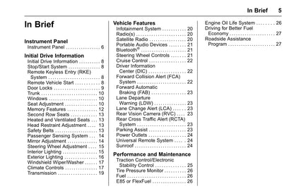 2017 Chevrolet Impala Owner's Manual | English