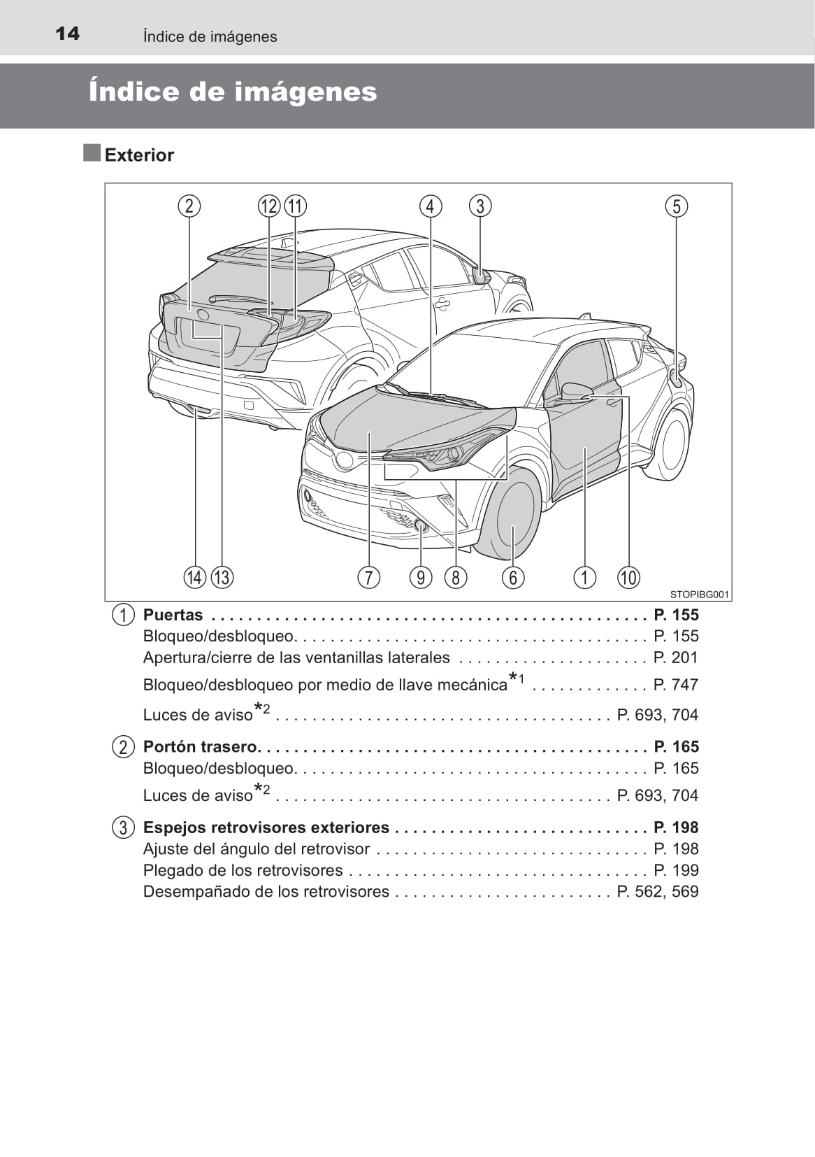 2016-2018 Toyota C-HR Owner's Manual | Spanish