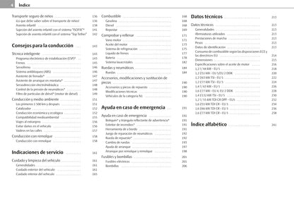 2010-2011 Skoda Fabia Owner's Manual | Spanish