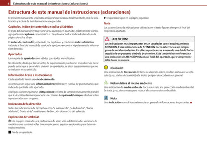 2010-2011 Skoda Fabia Owner's Manual | Spanish