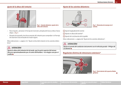 2010-2011 Skoda Fabia Owner's Manual | Spanish