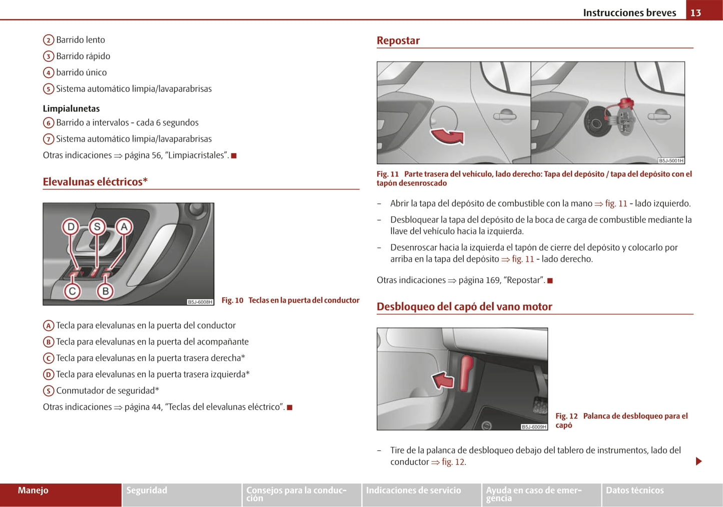 2010-2011 Skoda Fabia Owner's Manual | Spanish