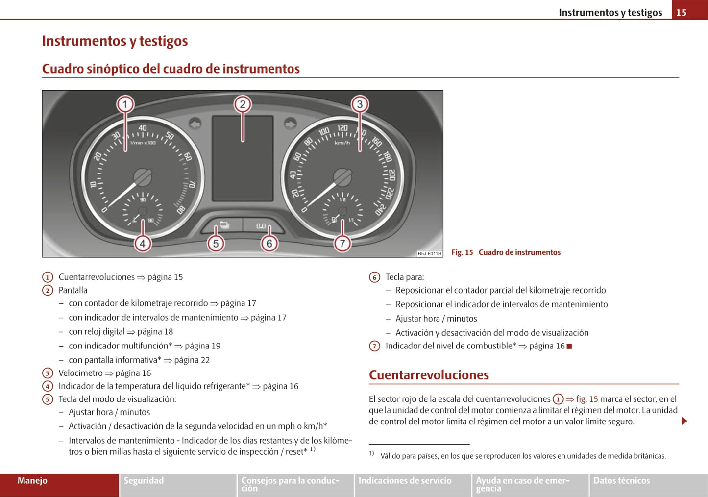 2010-2011 Skoda Fabia Owner's Manual | Spanish