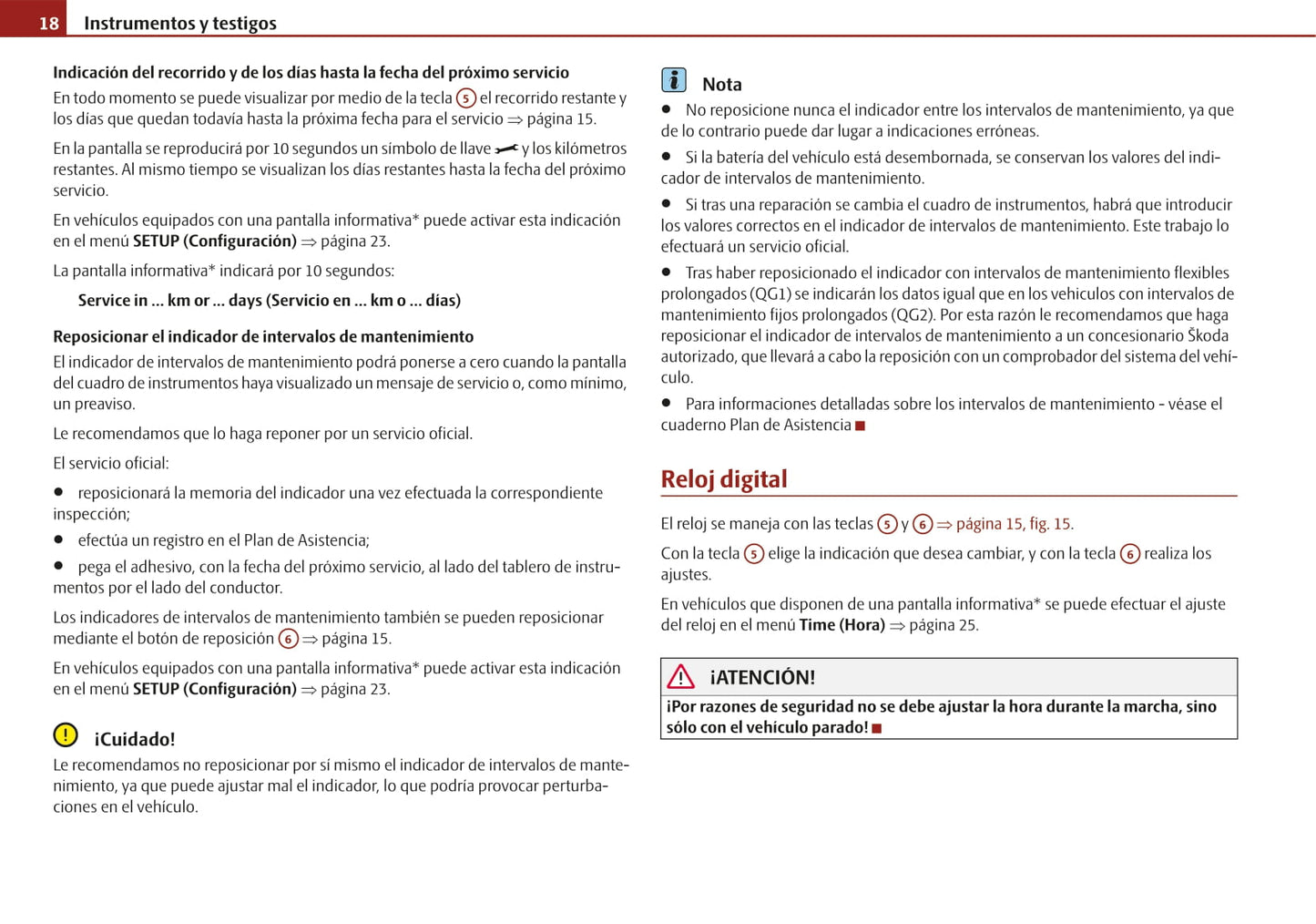 2010-2011 Skoda Fabia Owner's Manual | Spanish