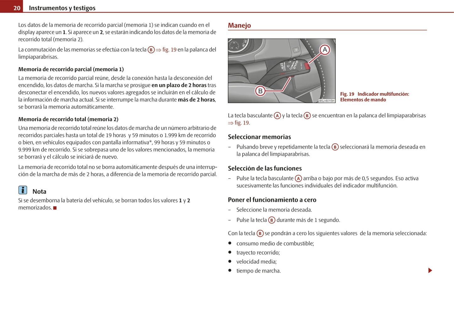 2010-2011 Skoda Fabia Owner's Manual | Spanish