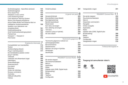 2020-2022 Peugeot 3008/5008/3008 Hybrid/3008 HYbrid4 Owner's Manual | Dutch