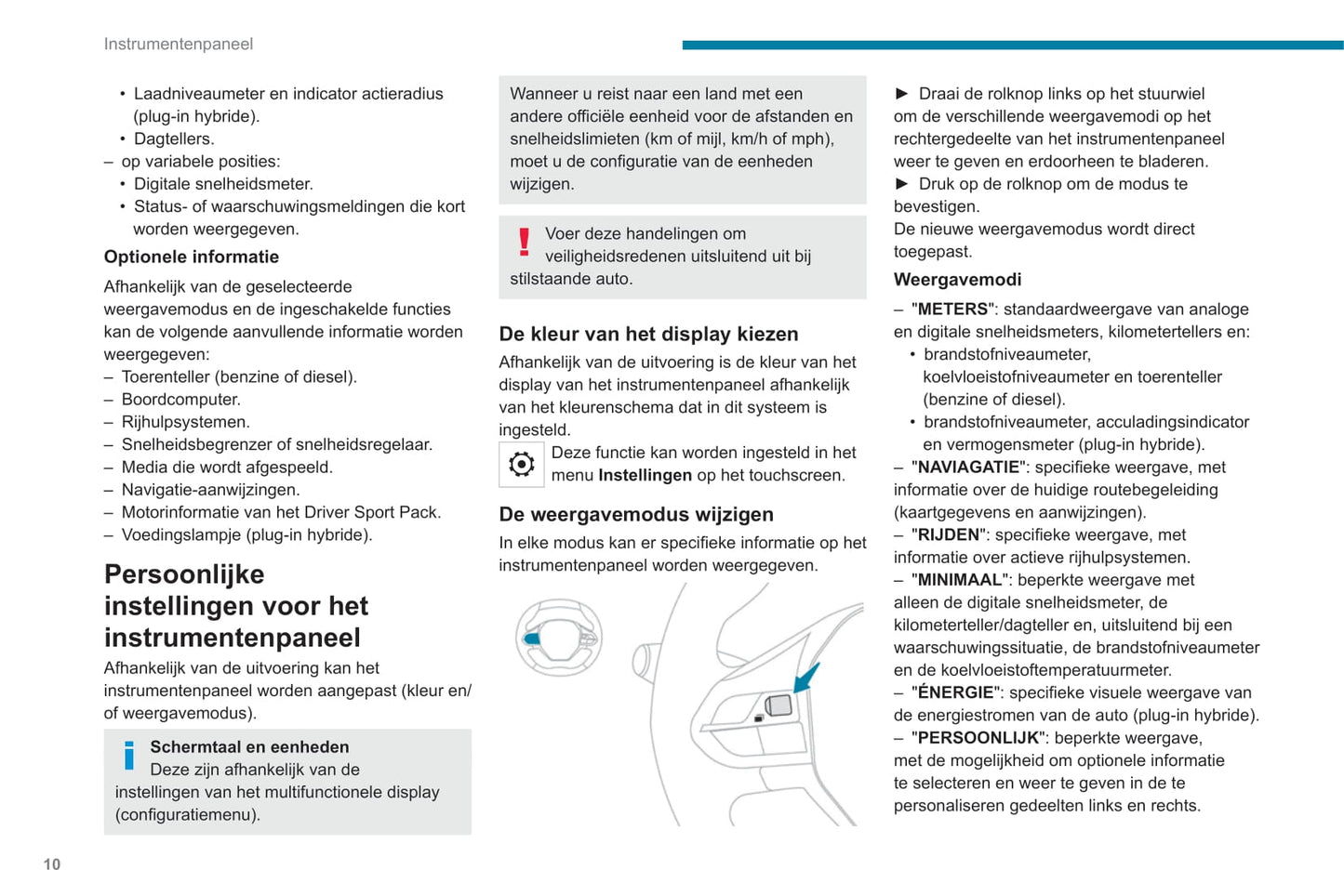 2020-2022 Peugeot 3008/5008/3008 Hybrid/3008 HYbrid4 Owner's Manual | Dutch