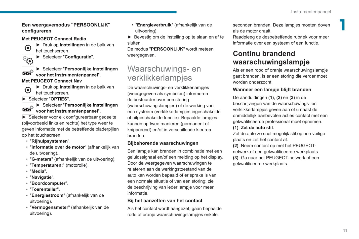 2020-2022 Peugeot 3008/5008/3008 Hybrid/3008 HYbrid4 Owner's Manual | Dutch