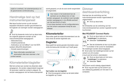 2020-2022 Peugeot 3008/5008/3008 Hybrid/3008 HYbrid4 Owner's Manual | Dutch