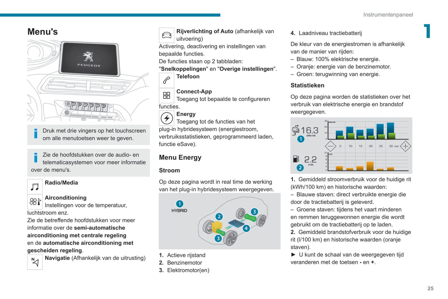 2020-2022 Peugeot 3008/5008/3008 Hybrid/3008 HYbrid4 Owner's Manual | Dutch