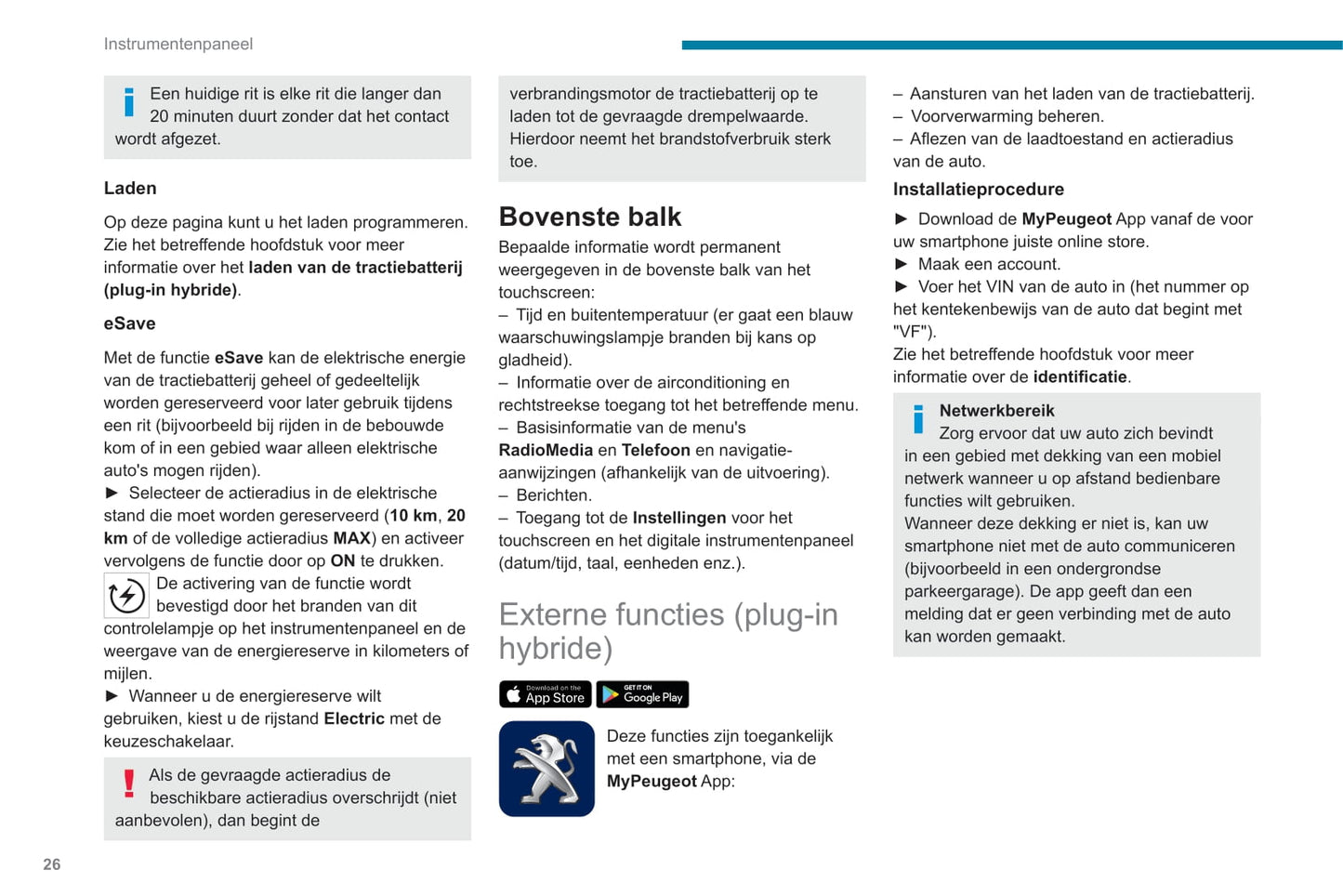 2020-2022 Peugeot 3008/5008/3008 Hybrid/3008 HYbrid4 Owner's Manual | Dutch