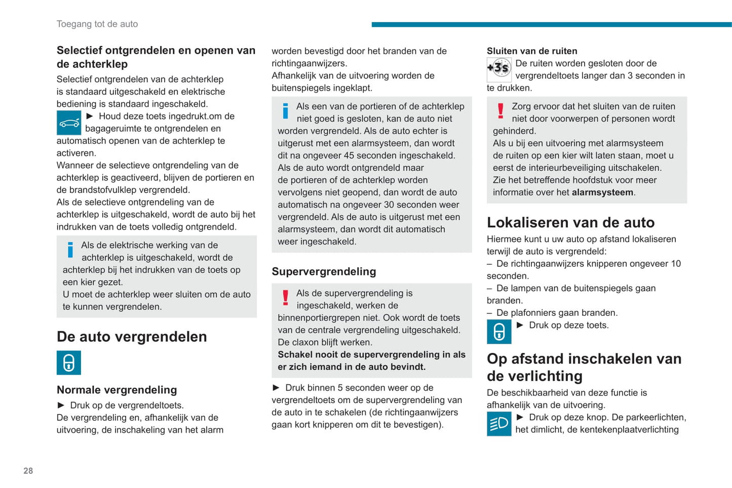 2020-2022 Peugeot 3008/5008/3008 Hybrid/3008 HYbrid4 Owner's Manual | Dutch