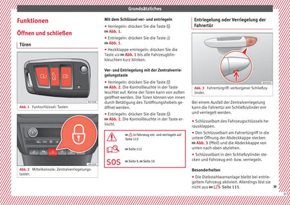 2013-2018 Seat Toledo Gebruikershandleiding | Duits