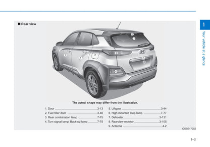 2017-2020 Hyundai Kona Manuel du propriétaire | Anglais