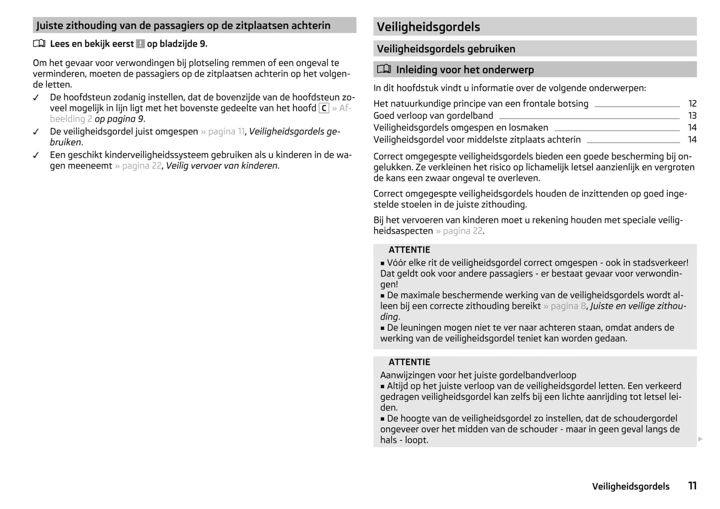 2015-2016 Skoda Yeti Owner's Manual | Dutch