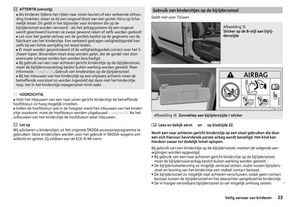 2015-2016 Skoda Yeti Owner's Manual | Dutch