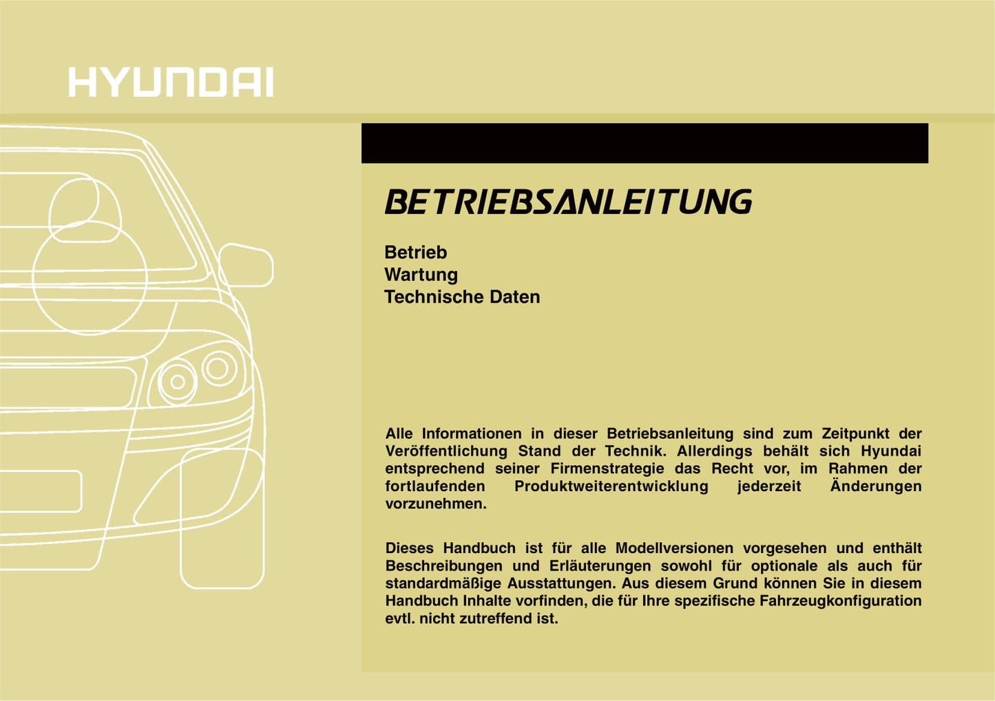 2012-2013 Hyundai Santa Fe Owner's Manual | German