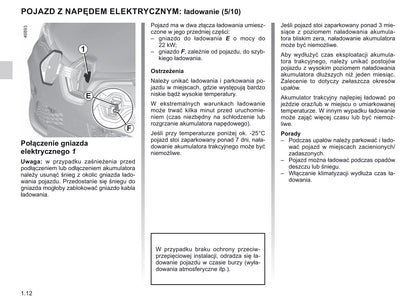 2019-2020 Renault Zoe Owner's Manual | Polish