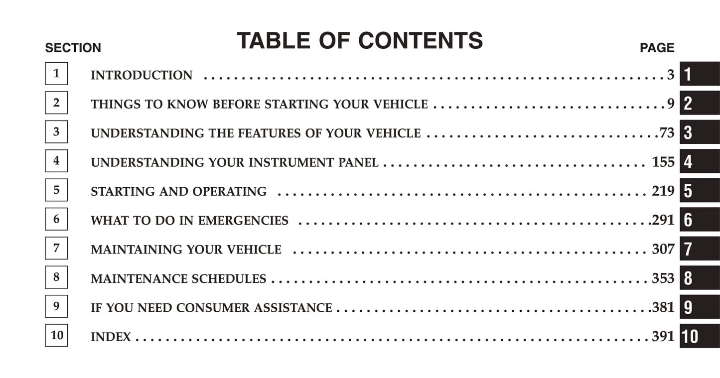 2006-2010 Chrysler PT Cruiser Owner's Manual | English