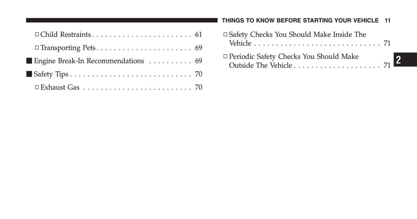 2006-2010 Chrysler PT Cruiser Owner's Manual | English