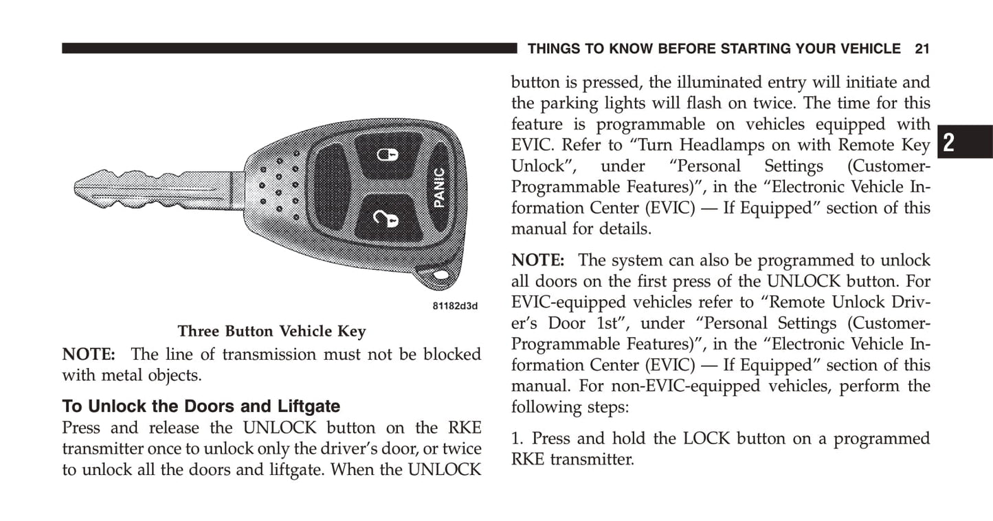 2006-2010 Chrysler PT Cruiser Owner's Manual | English