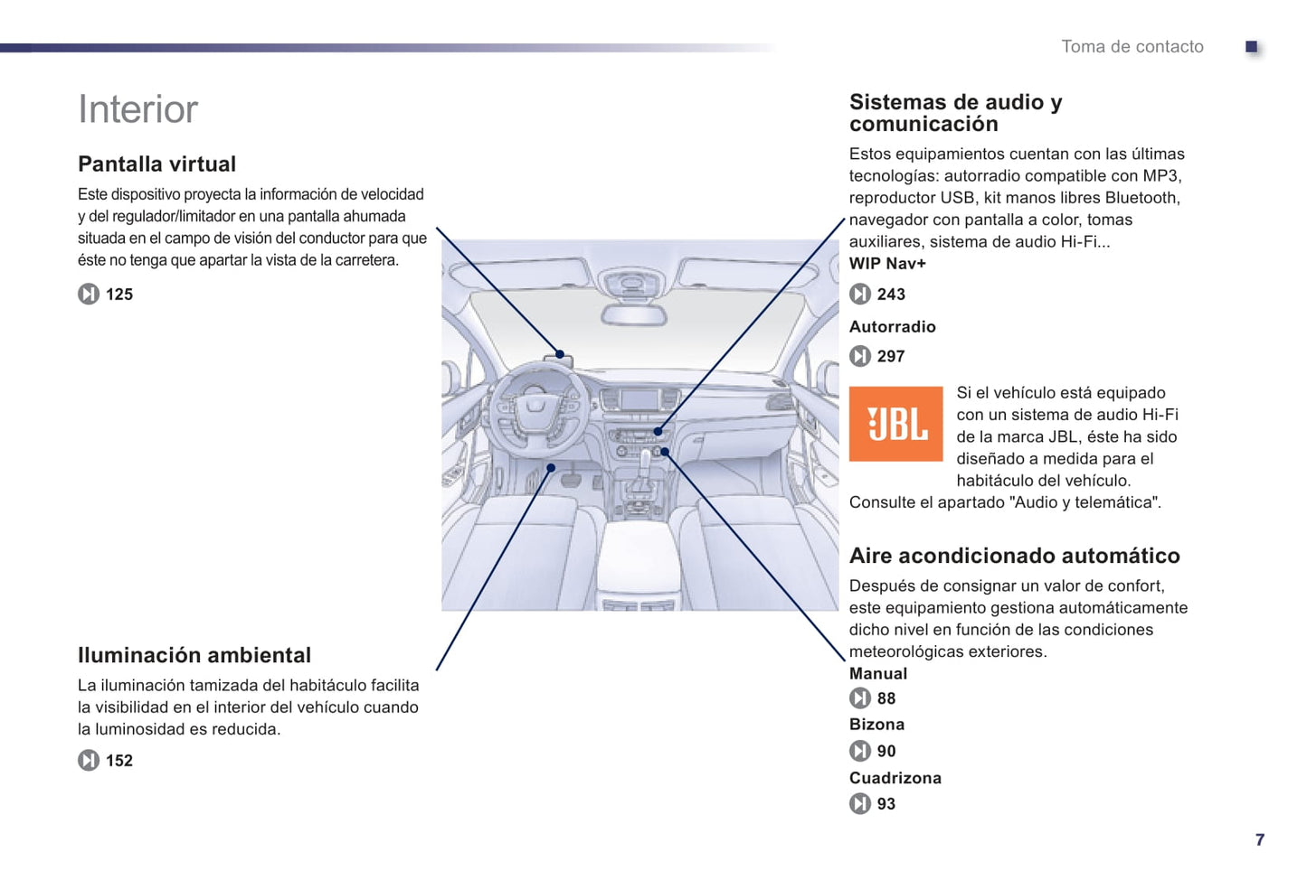 2012-2014 Peugeot 508 Gebruikershandleiding | Spaans