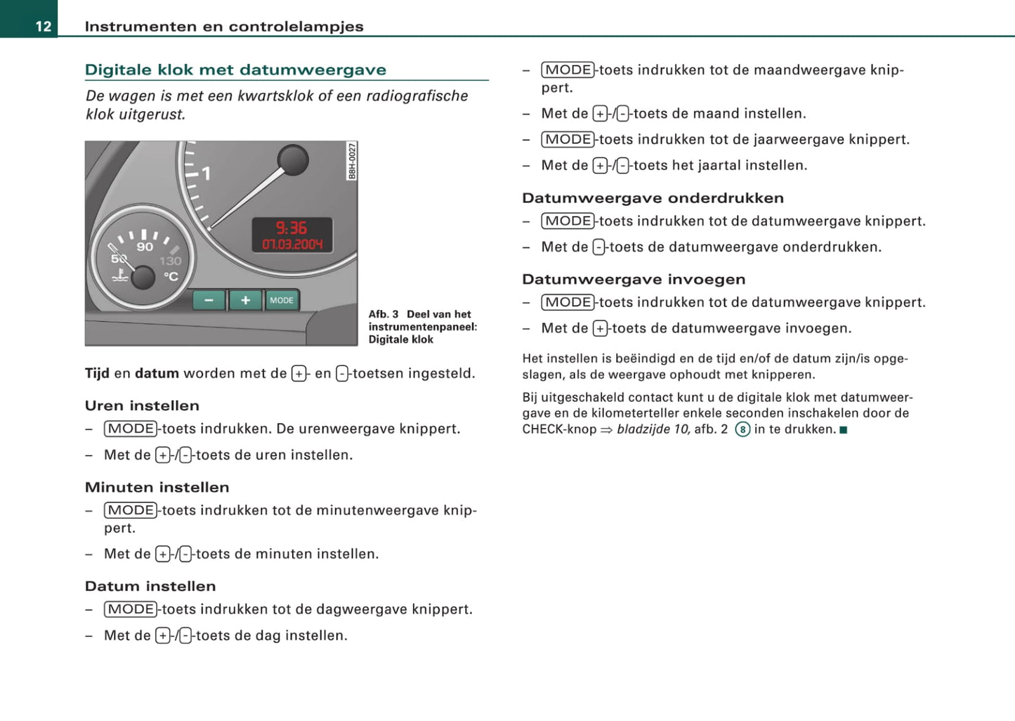 2005-2008 Audi A4 Gebruikershandleiding | Nederlands