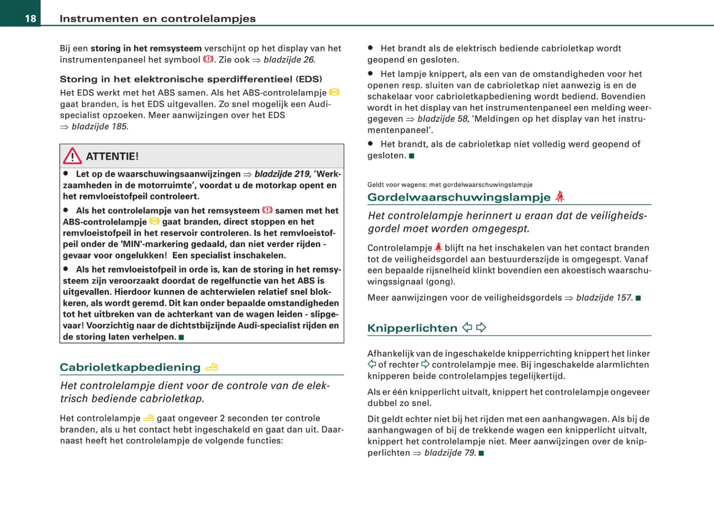 2005-2008 Audi A4 Gebruikershandleiding | Nederlands