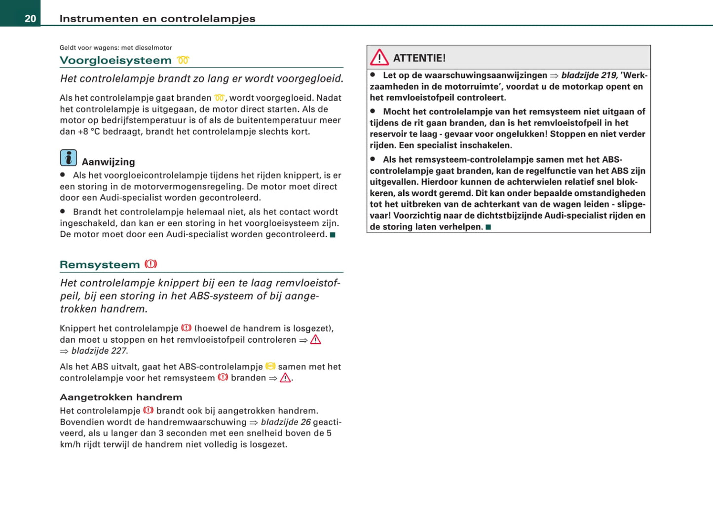 2005-2008 Audi A4 Gebruikershandleiding | Nederlands