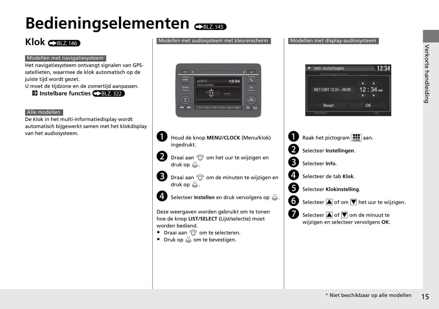 2015-2016 Honda HR-V Owner's Manual | Dutch