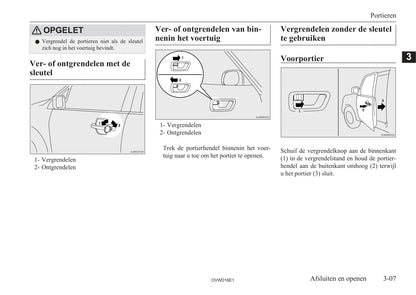 2006-2012 Mitsubishi Pajero Owner's Manual | Dutch