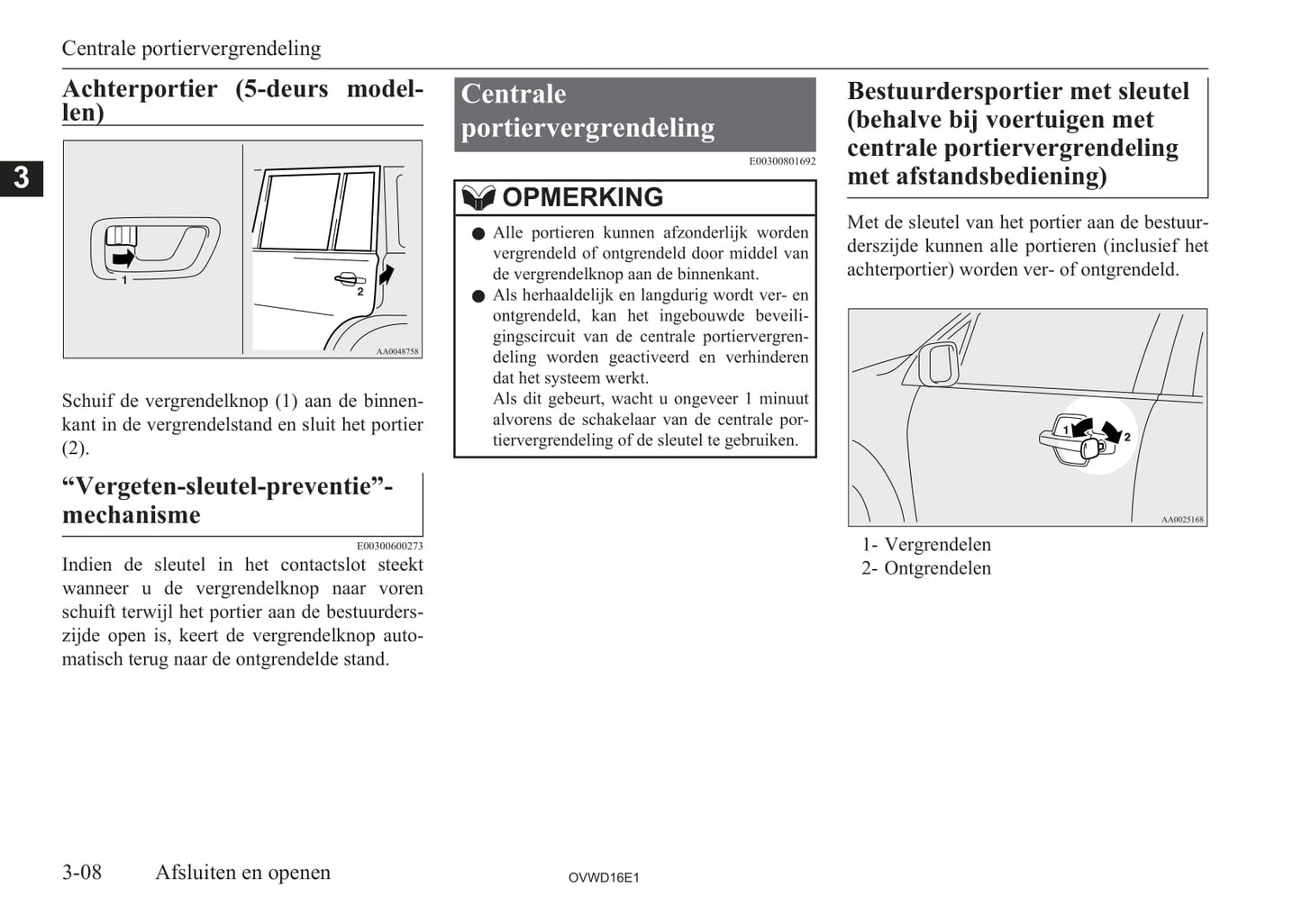 2006-2012 Mitsubishi Pajero Owner's Manual | Dutch