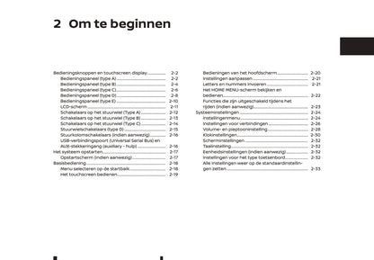 2019-2021 Nissan Connect Owner's Manual | Dutch